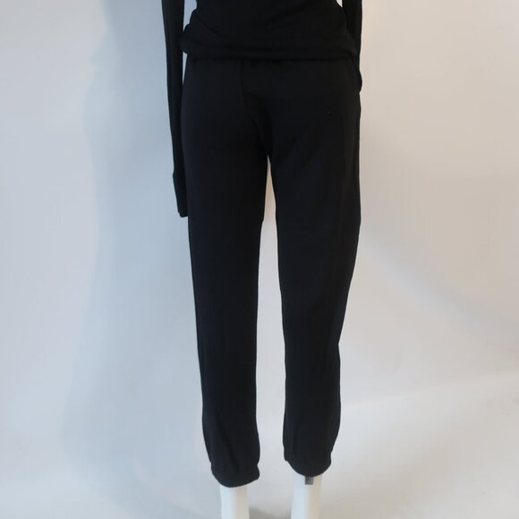 NWT Lauren Moshi Black (Item- 305) 2 Pc Set Crystal Optimist Top/M Jogger/XS - Picture 13 of 15